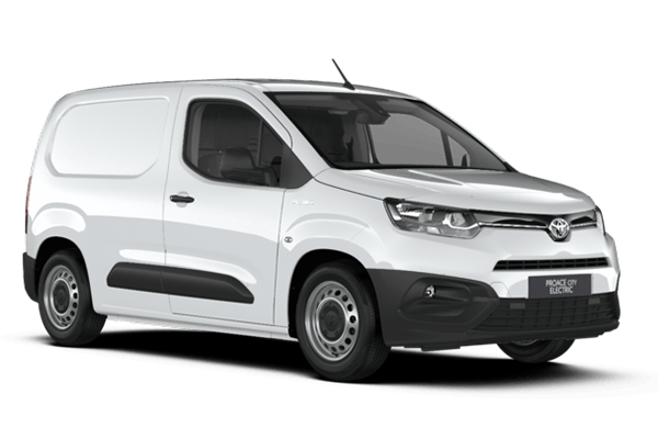 Vue latérale du fourgon TOYOTA PROACE CITY ELECTRIC - 2021 – modèle utilitaire aménageable